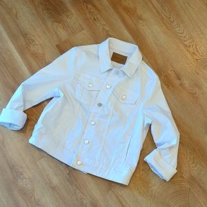 Denver Hayes White Jean Jacket
